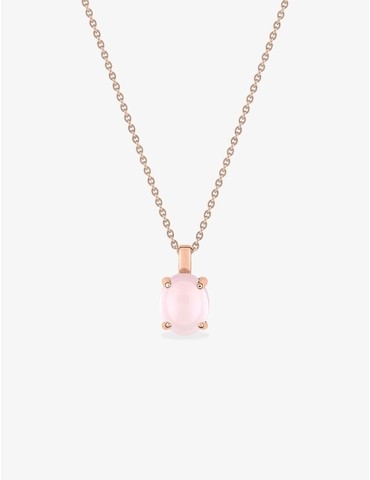 Collier pendentif or rose...