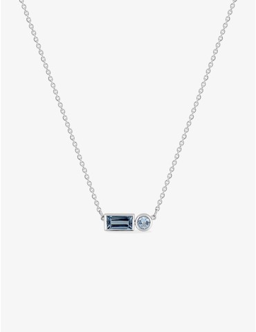 Collier or blanc 750 ‰...