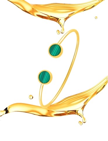 Bracelet jonc or jaune 750...