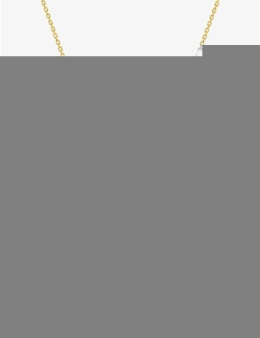 Collier solitaire en or...