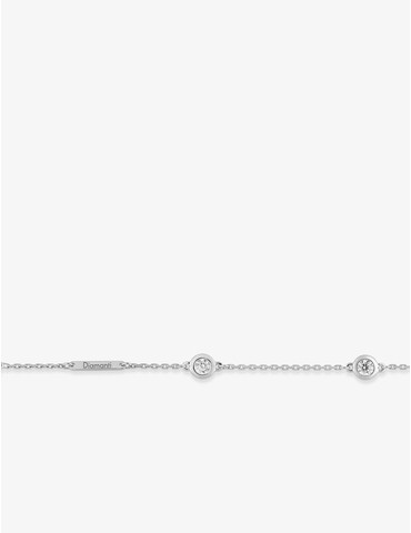 Bracelet souple en or blanc...