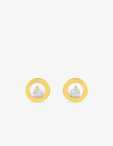 Boucles d'oreilles rondes...