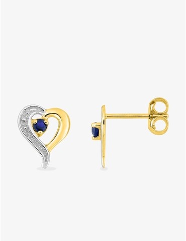 Boucles d'oreilles cœur or...