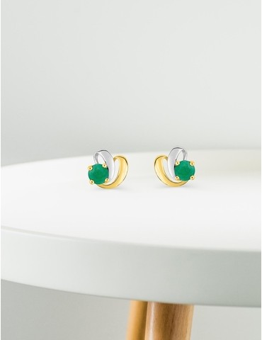 Boucles d'oreilles clous or...