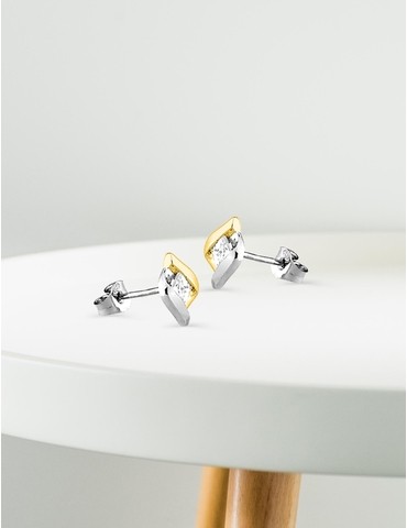 Boucles d'oreilles or jaune...