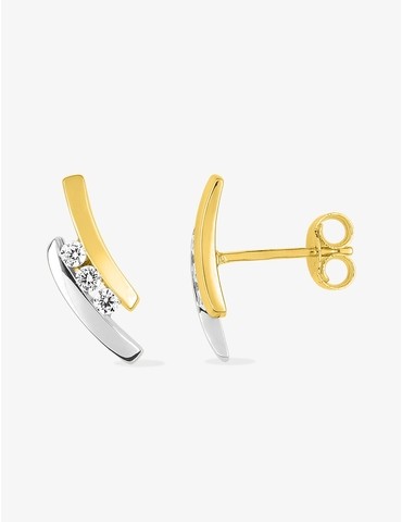 Boucles d'oreilles or jaune...