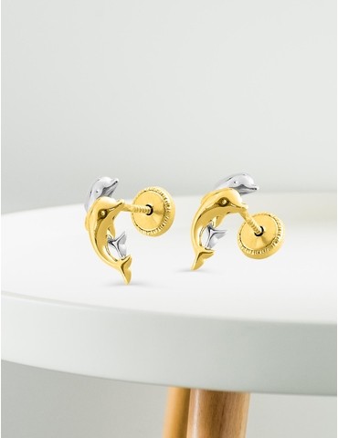 Boucles d'oreilles dauphin...