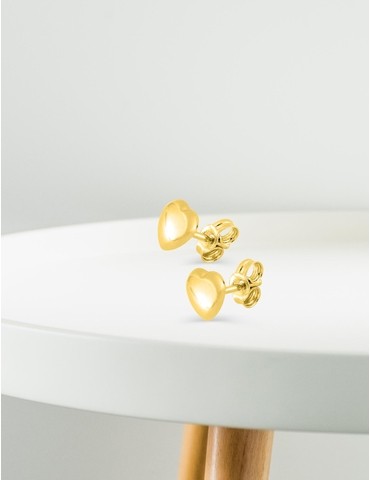 Boucles d'oreilles cœur or...