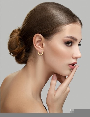 Boucles d'oreilles créoles...