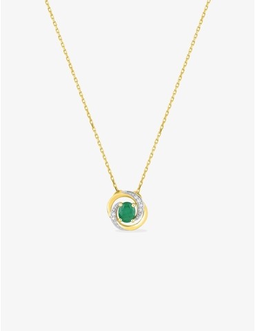 Collier or jaune 750 ‰...