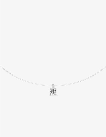 Collier fil nylon et...