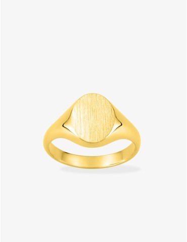 Chevalière or jaune 750 ‰,...