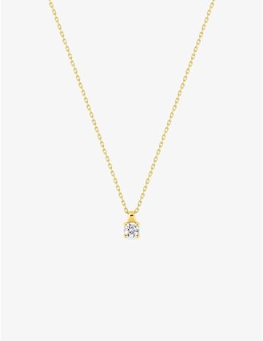 Collier or jaune 750 ‰ et...