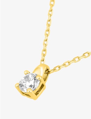Collier or jaune 750 ‰ et...