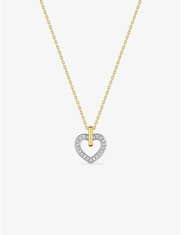Collier cœur or jaune 750...