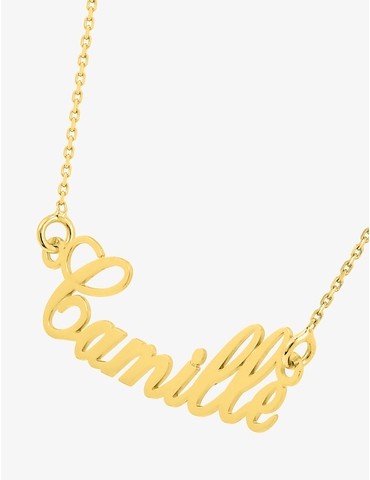 Collier prénom découpé...