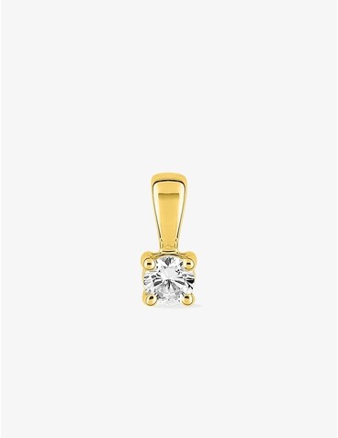 Pendentif or jaune 750 ‰ et...