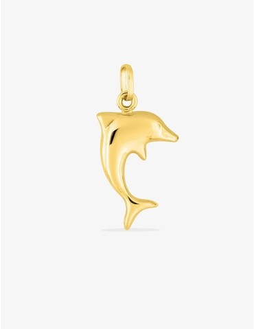 Pendentif dauphin or jaune...