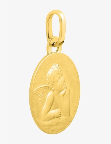 Pendentif médaille ange or...