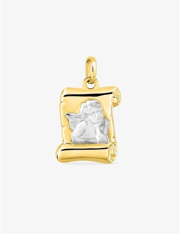 Pendentif parchemin ange...