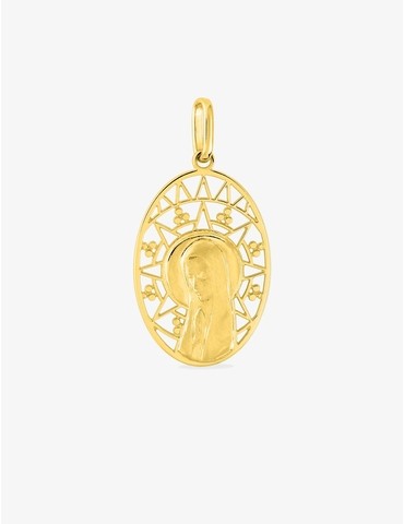 Pendentif médaille vierge...