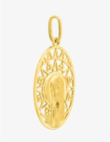 Pendentif médaille vierge...