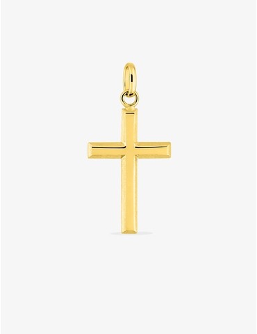 Pendentif croix or jaune...