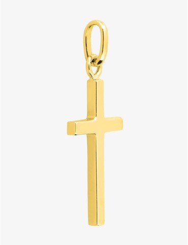 Pendentif croix or jaune...