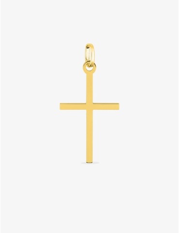 Pendentif croix or jaune...