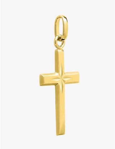 Pendentif croix or jaune...