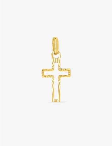Pendentif croix ajourée or...