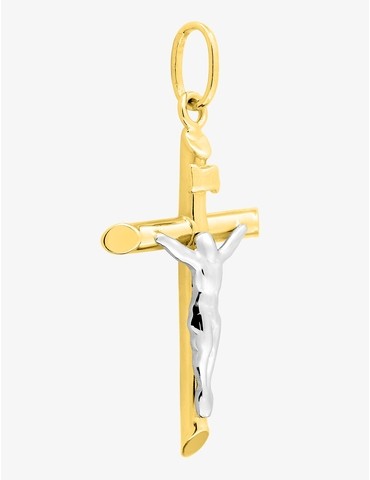 Pendentif croix et christ...