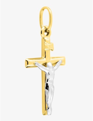 Pendentif croix et christ...