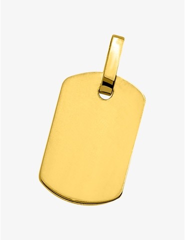 Pendentif plaque GI or...
