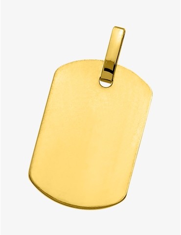 Pendentif plaque GI or...