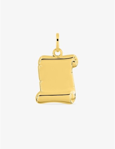 Pendentif parchemin or...