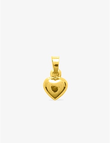 Pendentif cœur bombé or...