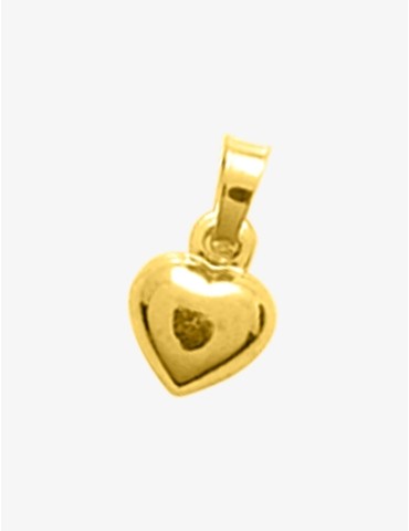 Pendentif cœur bombé or...