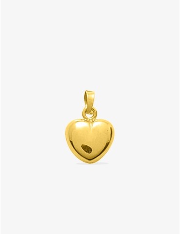 Pendentif cœur bombé or...