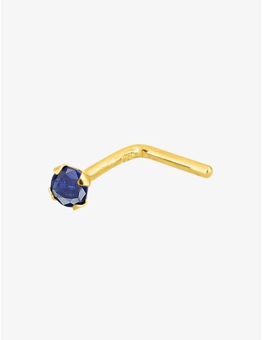 Piercing de nez or jaune...