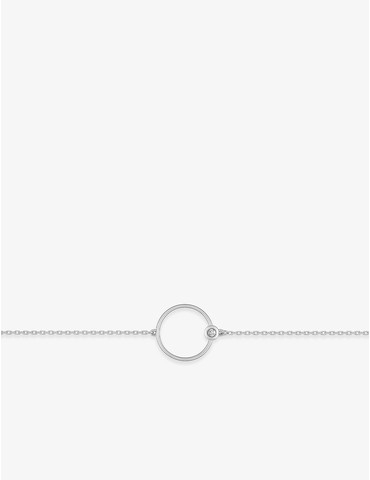 Bracelet or blanc 750 ‰ et...