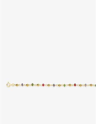 Bracelet or jaune 750 ‰,...