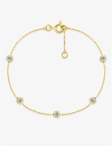 Bracelet or jaune 750 ‰...