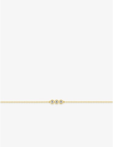 Bracelet or jaune 750 ‰ et...