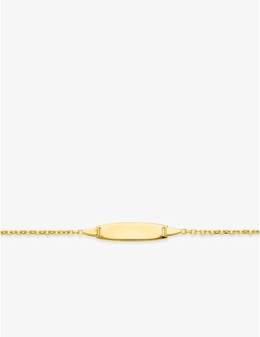Gourmette bébé or jaune 750 ‰