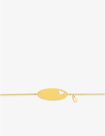 Gourmette bébé or jaune 750...