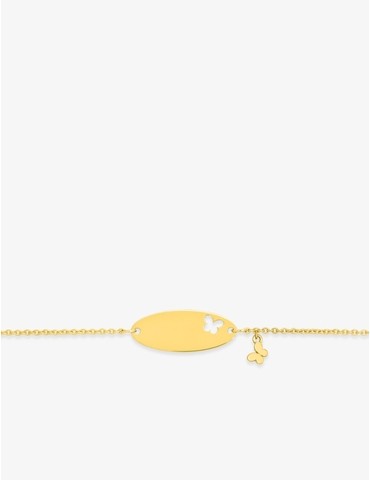 Gourmette bébé or jaune 750...