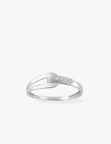 Bague fantaisie or blanc...