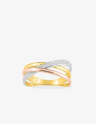 Bague fantaisie 3 ors 750...