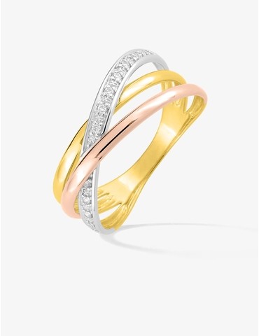 Bague fantaisie 3 ors 750...